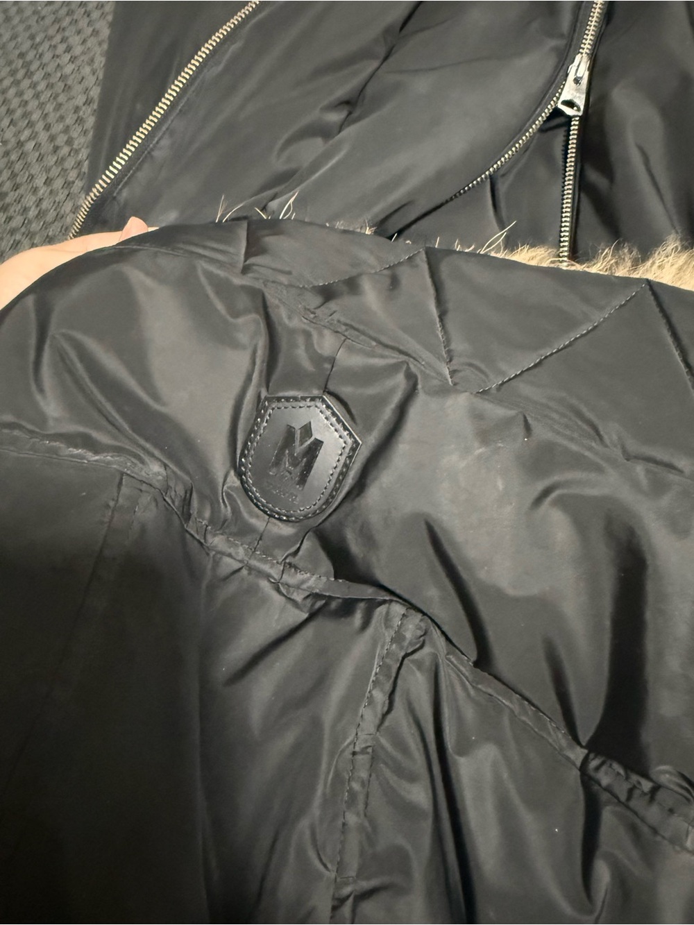 Women’s black Mackage jacket - Picture 2 of 5